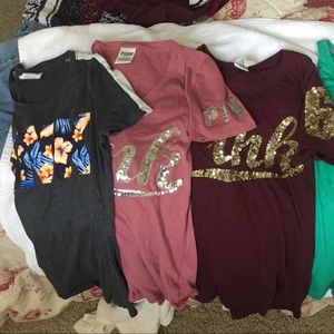 3 bundle of VS pink tops